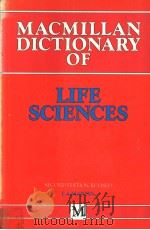 MACMILLAN DICTIONARY OF LIFE SCIENCES SECOND EDITION PDF电子版封面 0333386477