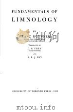 FUNDAMENTALS OF LIMNOLOGY（ PDF版）