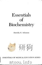 Essentials of Biochemistry PDF电子版封面 0803677618 Dorothy E.Schumm