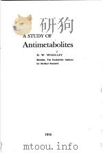 A STUDY OF Antimetabolites（ PDF版）