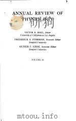 ANNUAL REVIEW OF PHYSIOLOGY VOLUME 12     PDF电子版封面     
