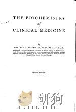 THE BIOCHEMISTRY of CLINICAL MEDICINE PDF电子版封面