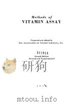 Methods of VITAMIN ASSAY PDF电子版封面