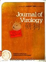 Journal of Virology VOLUME 62 August 1988 NUMBER 8 PDF电子版封面