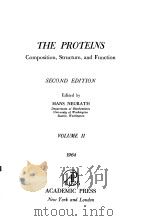 THE PROTEINS Composition,Structure,and Function SECOND EDITION VOLUME Ⅱ PDF电子版封面