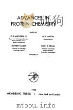 ADVANCES IN PROTEIN CHEMISTRY VOLUME 17     PDF电子版封面     