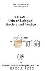 ENZYMES:Units of Biological Structure and Function PDF电子版封面