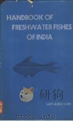 HANDBOOK OF FRESHWATER FISHES OF INDIA PDF电子版封面