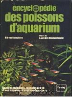 encyclpedie des poissons d‘aquarium PDF电子版封面 2040125442