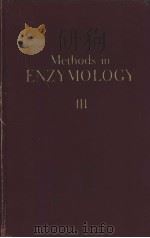 METHODS IN ENZYMOLOGY VOLUME Ⅲ PDF电子版封面