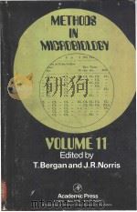 METHODS in MICROBIOLOGY Volume 11 PDF电子版封面 0125215118