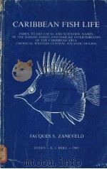 CARIBBEAN FISH LIFE INDEX TO THE LOCAL AND SCIENTIFIC NAMES OF THE MARINE FISHES AND FISHLIKE INVERT PDF电子版封面 9004067701
