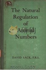The Natural Regulation of Animal Numbers PDF电子版封面 DAVID LACK,F.R.S.