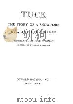 TUCK THE STORY OF A SNOW-HARE PDF电子版封面