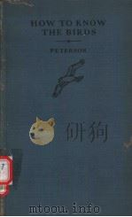 How to Know THE BIRDS PDF电子版封面