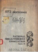 PROCEEDINGS OF THE NATIONAL SHELLFISHERIES ASSOCIATION VOLUME 63 PDF电子版封面
