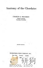 Anatomy of the Chordates SECOND EDITION PDF电子版封面 CHARLES K.WEICHERT