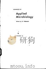 ADVANCES IN Applied Microbiology VOLUME 15 PDF电子版封面