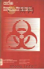 Biosafety in Microbiological and Biomedical Laboratories PDF电子版封面