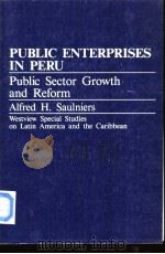PUBLIC ENTERPRISES IN PERU PDF电子版封面 0813375657