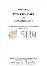 西学基本经典·政治学类  政府论  英文（1999 PDF版）