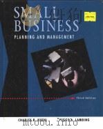 Small Business:Planning and Management PDF电子版封面 0030975786 Charles R.Kuehl Peggy Lambing