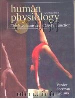 Human physiology:the mechanisms of body function PDF电子版封面 007067065X
