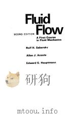 Fluid Flow PDF电子版封面 Rolf H.Sabersky Allan J.Acost