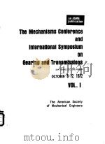 An ASME Publication The Mechanisms Conference and International Symposium on Gearing and Transmissio PDF电子版封面