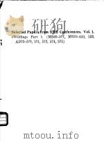 Selected Papers From SME Conferences  VOL.1  《Welding》Part 1（ PDF版）