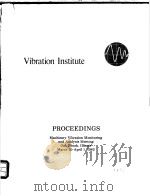 PROCEEDINGS MACHINERY VIBRATION MONITORING AND ANALYSIS MEETING PDF电子版封面