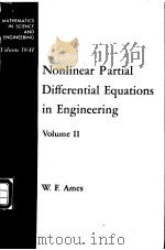 Nonlinear Partial Differential Equations in Engineering Volume Ⅱ PDF电子版封面 W.F.Ames