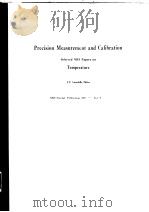 NBS Special Publication 300 Volume 2 Precision Measurement and Calibration:Selected NBS Papers on PDF电子版封面 J.F.Swindells