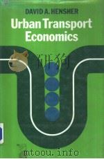 Urban Transport Economics PDF电子版封面 052121128X
