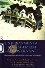 ENVIRONMENTAL MANAGEMENT and GOVERNANCE PDF电子版封面 0415144469