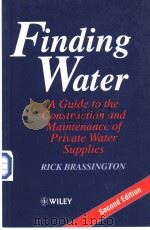 Finding Water PDF电子版封面