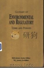 GLOSSARY OF ENVIRONMENTAL AND REGULATORY TERMS AND PHRASES PDF电子版封面 0878144099