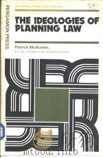 The Ideologies of Planning Law PDF电子版封面 0080251986