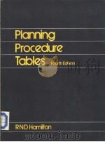 PLANNING PROCEDURE TABLES（ PDF版）