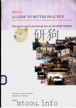 PPG13 A GUIDE TO BETTER PRACTICE PDF电子版封面 0117531448
