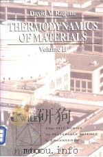 Thermodynamics of materials Volume 2 PDF电子版封面 7471308854 David V.Ragone