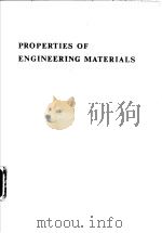 PROPERTIES OF ENGINEERING MATERIALS PDF电子版封面 0408701390 J.B.Moss