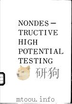 NONDESTRUCTIVE HIGH POTENTIAL TESTING PDF电子版封面 HAROLD N.MILLER