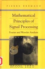 Mathematical principles of signal processing PDF电子版封面 0387953388