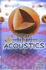 Modelling and Experimental Measurements in Acoustics Ⅲ PDF电子版封面 1853129755