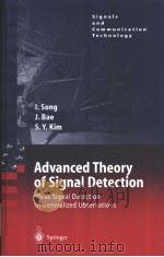 Advanced Theory of Signal Detection:Weak Signal Detection in Generalized Observations;With 57 Tables PDF电子版封面 3540430644