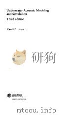 Underwater Acoustic Modeling and simulation Third edition PDF电子版封面 0419262202 Paul C.Etter