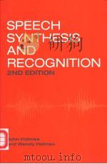Speech synthesis and recognition PDF电子版封面 0748408576