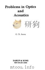 Problems in Optics and Acoustics PDF电子版封面 8176252334