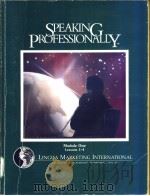 Speaking Professionally Module 1 PDF电子版封面 1561160156